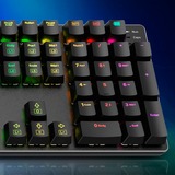 Sharkoon SKILLER SGK36W, Gaming-Tastatur schwarz, DE-Layout, Huano Red