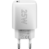 goobay USB-C PD GaN Schnellladegerät 25 Watt weiß, Power Delivery 3.0