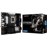 Biostar B760MX2-E Pro D4, Mainboard schwarz