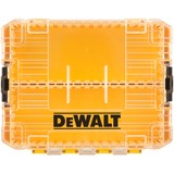 DEWALT TOUGHCASE Koffer mittel gelb, leer, mit Halterungen und Schüttboxen