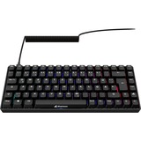 Sharkoon SKILLER SGK50 S3 PBT, Gaming-Tastatur schwarz, DE-Layout, Gateron G Pro 3.0 Yellow