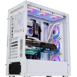 SilverStone FARA 514X, Tower-Gehäuse weiß, Tempered Glass