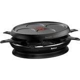 Tefal RE3208 2-in-1 Store'In, Raclette schwarz, 1050 Watt, für 8 Personen