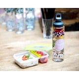 Emsa CLIP & GO Joghurtbox 0,6 Liter, Lunch-Box hellgrün/transparent, mit "Knick-Ecke" und Deckel