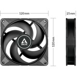 Arctic P12 Max, Gehäuselüfter schwarz