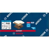 Bosch Expert C470 Schleifblatt, Ø 125mm, K40 Multilochung 50 Stück, für Exzenterschleifer