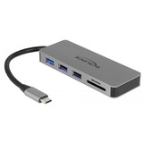 DeLOCK USB-C Dockingstation grau, HDMI, Power Delivery