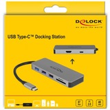 DeLOCK USB-C Dockingstation grau, HDMI, Power Delivery