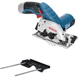 Bosch Akku-Handkreissäge GKS 12V-Li, 12Volt blau/schwarz, ohne Akku und Ladegerät, in L-BOXX