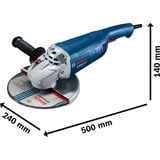 Bosch Winkelschleifer GWS 20-230 J Professional blau, 2.000 Watt