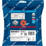 Bosch X-LOCK Expert R782 Prisma Ceramic Fiberschleifscheibe, Ø 115mm, K80 5 Stück, Bohrung 22,23mm