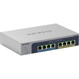 Netgear MS108TUP, Switch grau, 230W PoE Budget