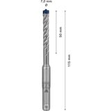 Bosch Expert Hammerbohrer SDS-plus-7X, Ø 7mm Arbeitslänge 50mm