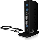 ICY BOX IB-DK2252AC, Dockingstation schwarz, USB-A, HDMI, DP