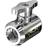 RAIJINTEK RJK Draining Valve Silver, Ventil silber