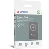 Verbatim Wireless Powerbank Charge 'n' Go 5.000mAh grau, Qi, PD 3.0, Quick Charge 3.0