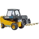 bruder JCB Teletruk mit Palette, Modellfahrzeug gelb/schwarz