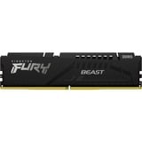 Kingston FURY DIMM 32 GB DDR5-6000  , Arbeitsspeicher schwarz, KF560C40BB-32, FURY Beast, INTEL XMP