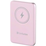 Verbatim Wireless Powerbank Charge 'n' Go 10.000mAh rosa, Qi, PD 3.0, Quick Charge 3.0