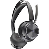 HP Poly Voyager Focus 2 USB-C-C Headset Microsoft Teams zertifiziert, USB-C/-A Adapter, Ladestation