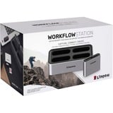 Kingston Workflow Station + SD Card Reader, Dockingstation silber/schwarz