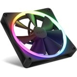 NZXT F140 RGB Twin Pack 140x140x26, Gehäuselüfter schwarz, 2er Pack inkl. RGB & Fan Controller, 140 mm