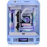 Thermaltake The Tower 600 , Tower-Gehäuse hellblau, Tempered Glass x 3