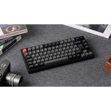 Keychron Lemokey P1 Pro, Gaming-Tastatur schwarz/grau, DE-Layout, Keychron Super Brown, Hot-Swap, Aluminiumrahmen, RGB