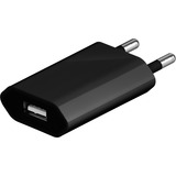 goobay Apple Lightning Ladeset 5 Watt, Ladegerät schwarz, 1 Meter Kabel