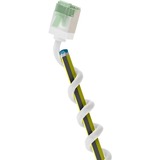 goobay Ultraflexibles Cat.8.1 Patchkabel slim, U/FTP weiß, 1 Meter, extrakurze Stecker