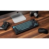 Keychron Q2 Pro, Gaming-Tastatur schwarz/blaugrau, DE-Layout, Keychron K Pro Red, Hot-Swap, Aluminiumrahmen, RGB