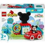 LEGO 10454 DUPLO Disney Mickys Clubhaus und Auto, Konstruktionsspielzeug 