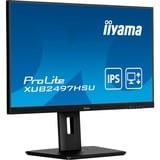 iiyama ProLite XUB2497HSU-B2, LED-Monitor 60.5 cm (23.8 Zoll), schwarz (matt), FullHD, IPS, USB-Hub, 100Hz Panel