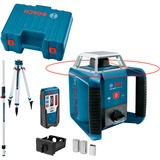 Bosch Rotationslaser GRL 400 H Professional blau, rote Laserlinie, mit Laser-Empfänger LR 1, Baustativ BT 170 HD, im Koffer