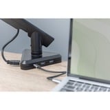 Digitus Smarte Monitorhalterung schwarz, Dockingstation, HDMI