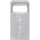 Kingston DataTraveler Micro 256 GB, USB-Stick silber, USB-A 3.2 Gen 1