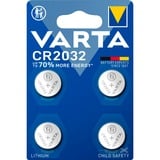 VARTA Lithium Coin Knopfzelle CR2032, 3Volt, Batterie 4 Stück