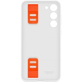 SAMSUNG Silicone Grip Case, Schutzhülle weiß/orange, Samsung Galaxy S23+