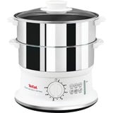 Tefal Dampfgarer Convenient Series VC1451 edelstahl/weiß, 900 Watt, 2x 3 Liter