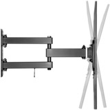 goobay TV-Wandhalterung Basic FULLMOTION (L) schwarz, für 94 - 178cm (37" - 70") Fernseher