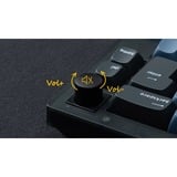 Keychron V2, Gaming-Tastatur schwarz/blaugrau, DE-Layout, Keychron K Pro Red, Hot-Swap, RGB