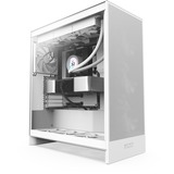 NZXT H7 Flow ( 2024 )  , Tower-Gehäuse weiß, Tempered Glass