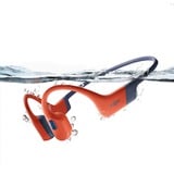 Shokz OpenSwim Pro, Kopfhörer rot/blaugrau, Blueooth, 32 GB Speicher für Musik