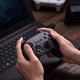 8BitDo Ultimate 2.4G, Gamepad schwarz, Hall Effect Joysticks, inkl. Ladestation