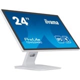 iiyama ProLite T2452MSC-W1, LED-Monitor 61 cm (24 Zoll), weiß/schwarz, FullHD, IPS, Touchscreen