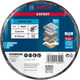 Bosch Expert Vliesscheibe N880 Grob A, Ø 125mm, Schleifblatt braun, 5 Stück, für Exzenterschleifer