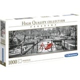 Clementoni High Quality Collection Panorama - Amsterdam Bicycle, Puzzle 1000 Teile