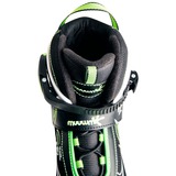 Muuwmi Verstellbare Kinderinliner Gr. 29-32, Inline-Skates grün/schwarz