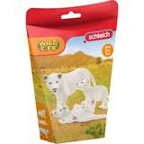 Schleich Wild Life Löwenmutter mit Babys, Spielfigur 