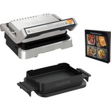 Tefal OptiGrill 4in1 GC774D, Kontaktgrill edelstahl, 2.100 Watt, mit Backschale